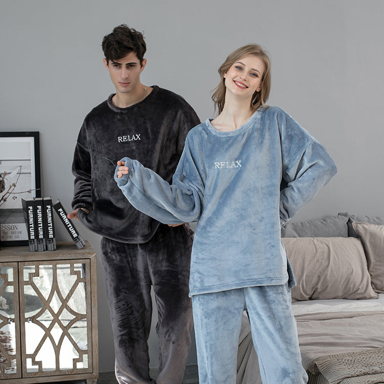 Alternate view: Unisex flannel pajama set