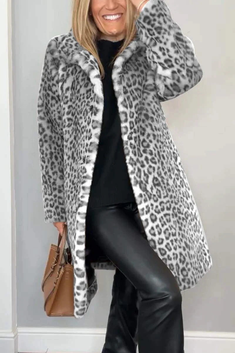 Leopard print coat women - view 8