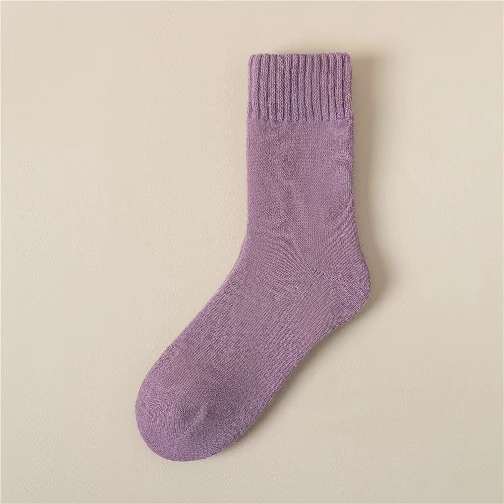 Unisex purple socks