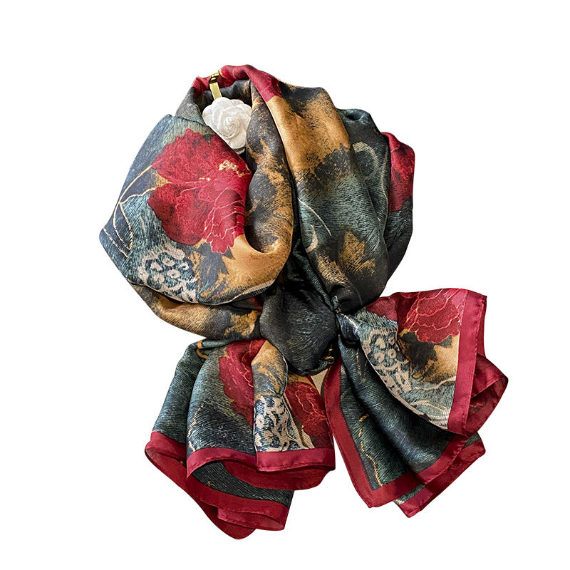 Alternate view: Unisex red scarf