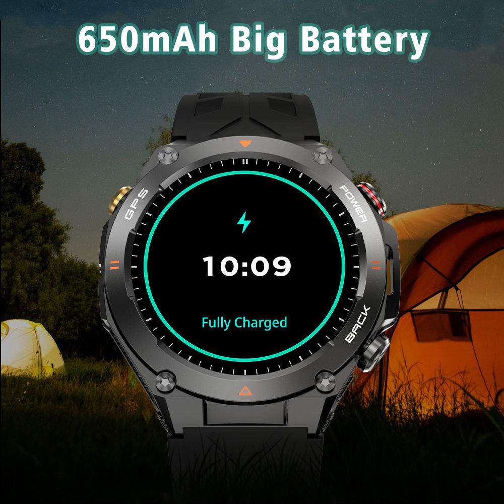 GPS smart watch with altimeter, barometer and compass - view 1
