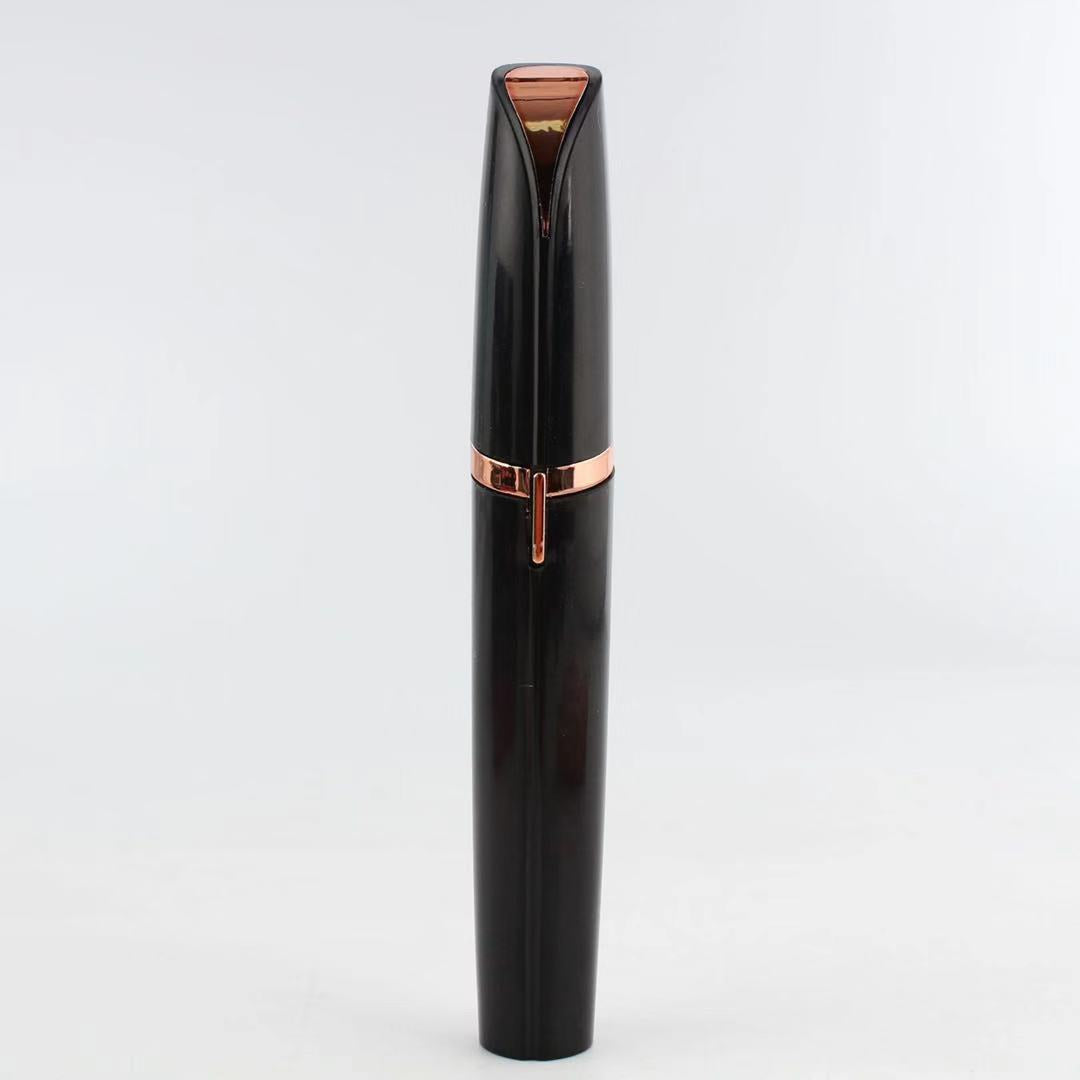 Unisex black ordinary battery painless brow trimmer