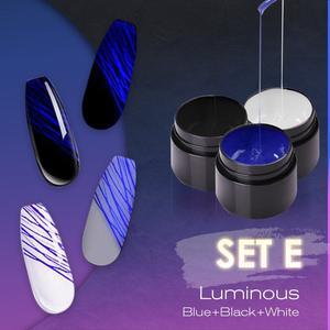 Unisex suit e luminous nail gel