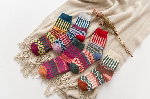 Winter Nordic Pattern Socks - view 2