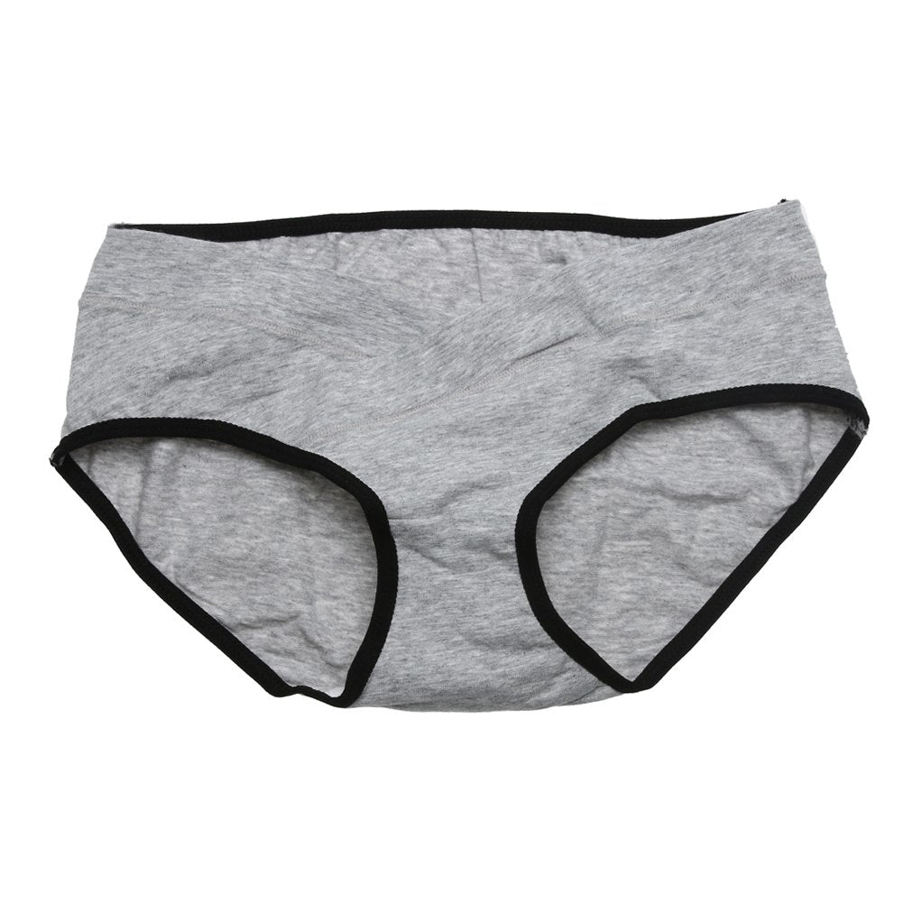 Women's gray maternity panties