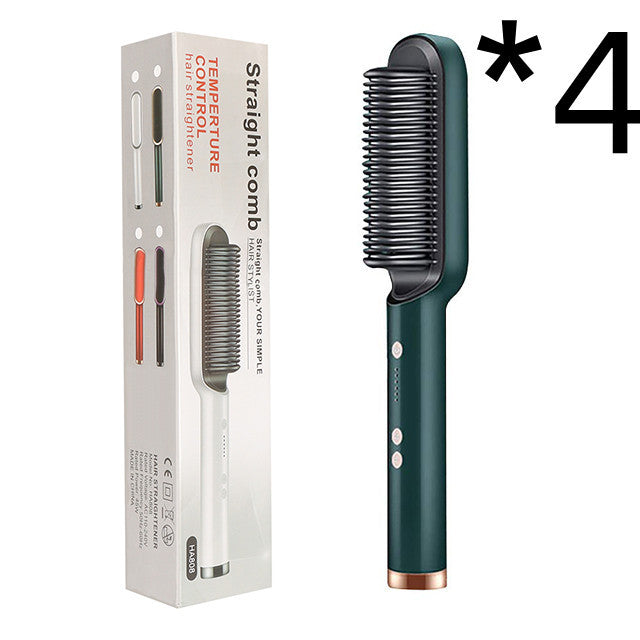 Unisex 2 in 1 hair straightener comb