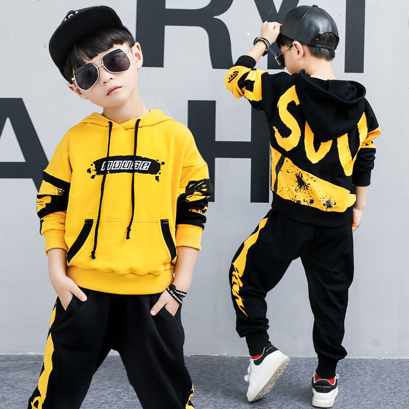 Boys hooded sports suit