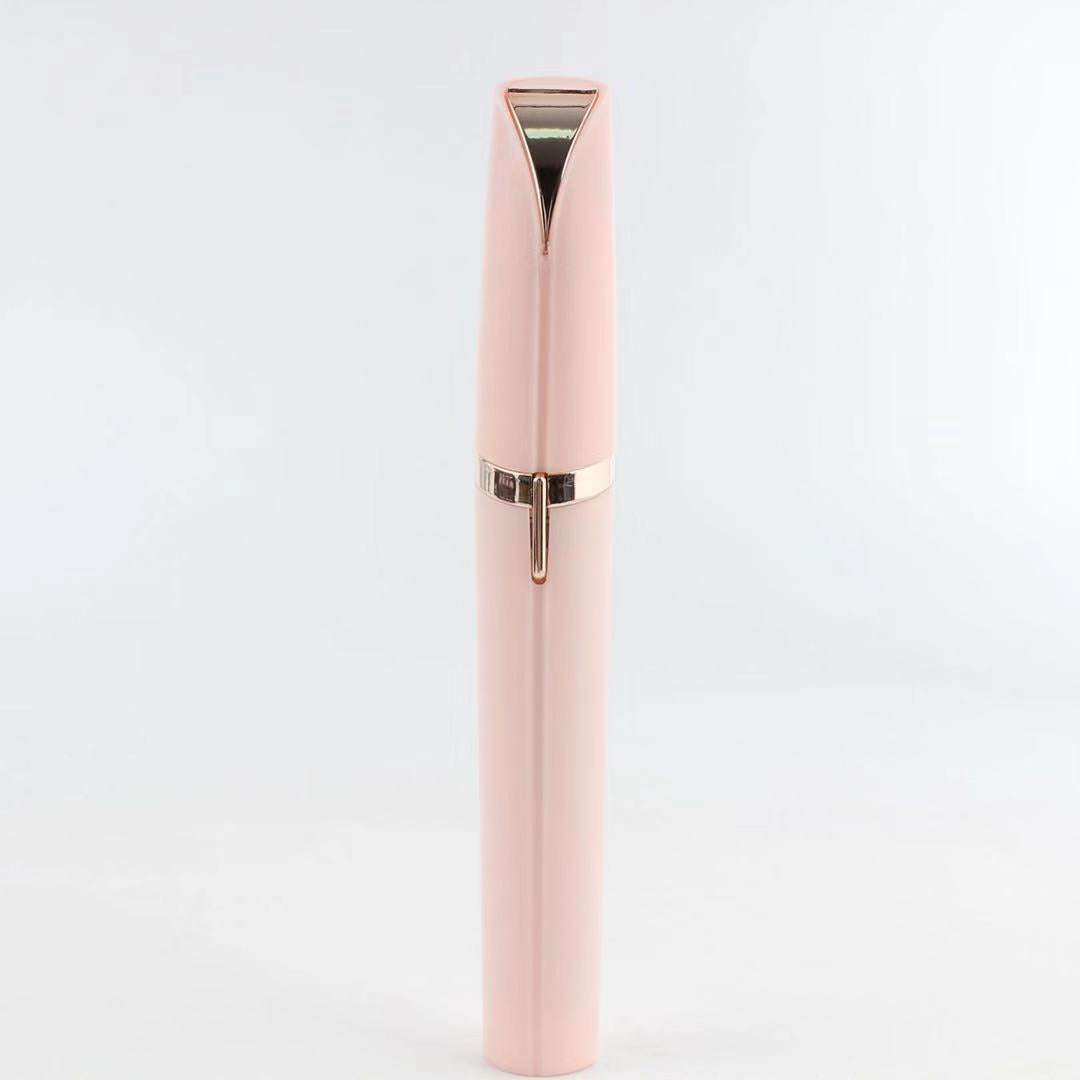 Unisex l pink ordinary battery painless brow trimmer