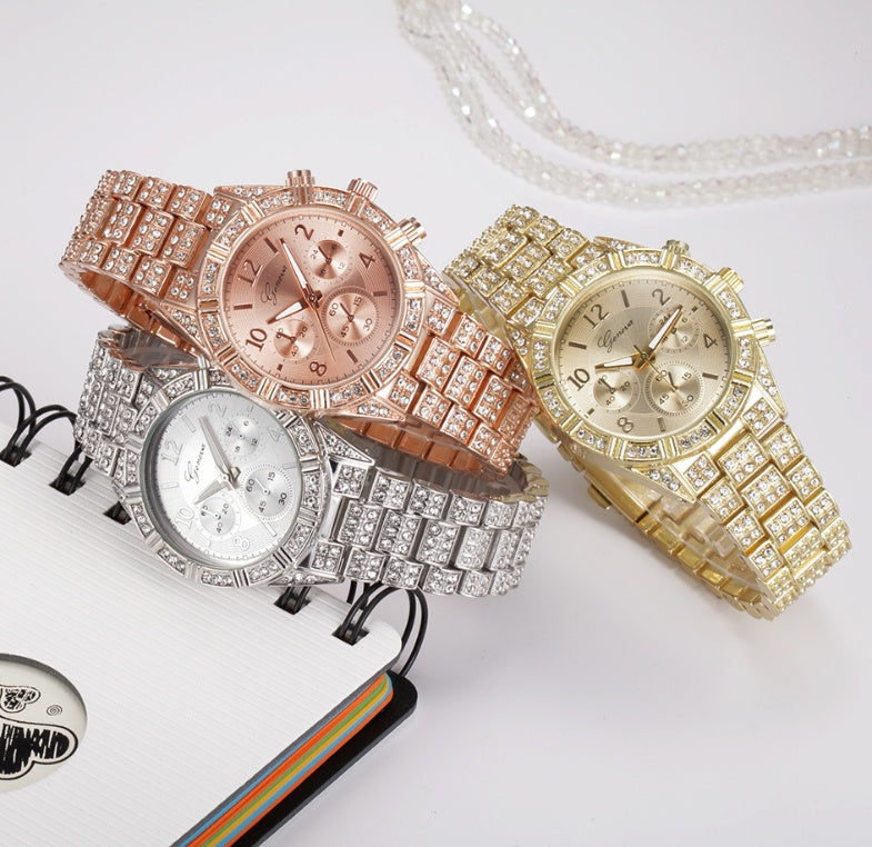 Alternate view: Women's crystal quartz watch
