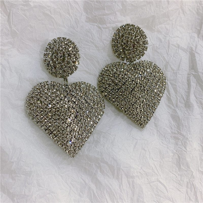 Women's love earrings