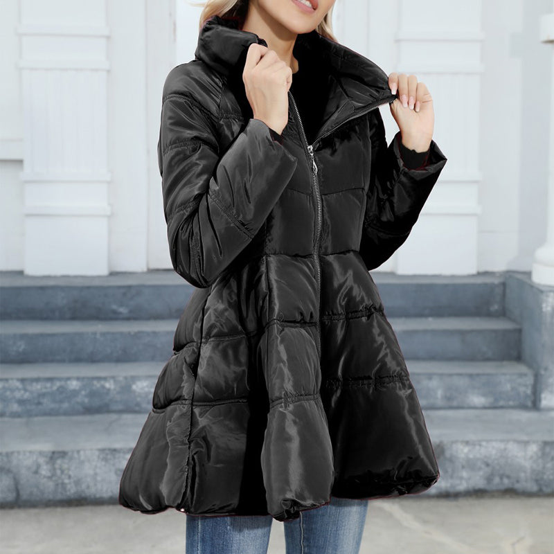 Alternate view: Women's big skirt cotton jacket