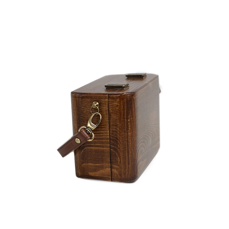 Alternate view: Unisex wooden buckle bag