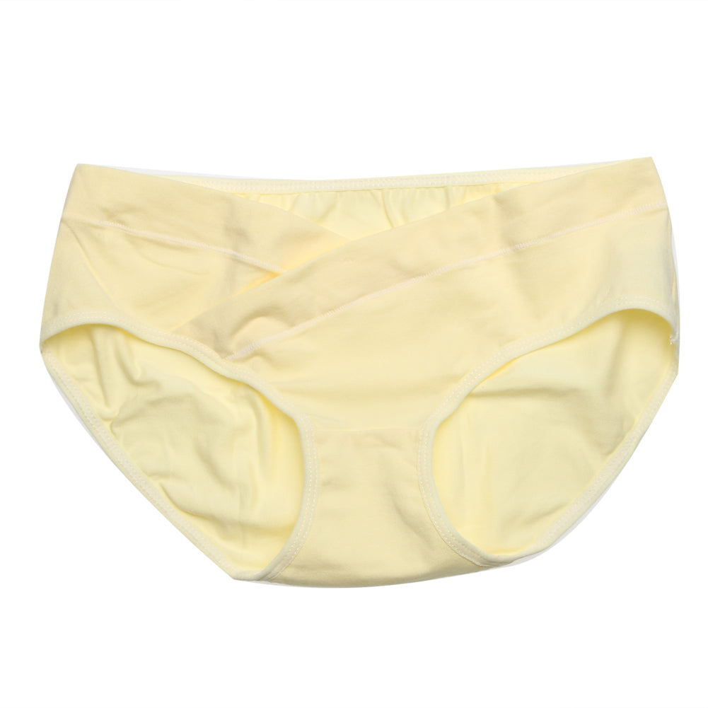 Women's yellow maternity panties