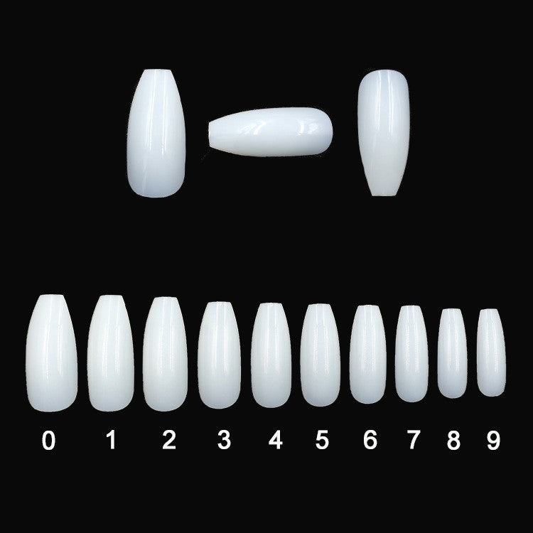 Unisex 500 pcs clear false nails