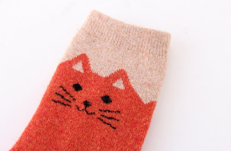 Alternate view: Women's cartoon cotton socks