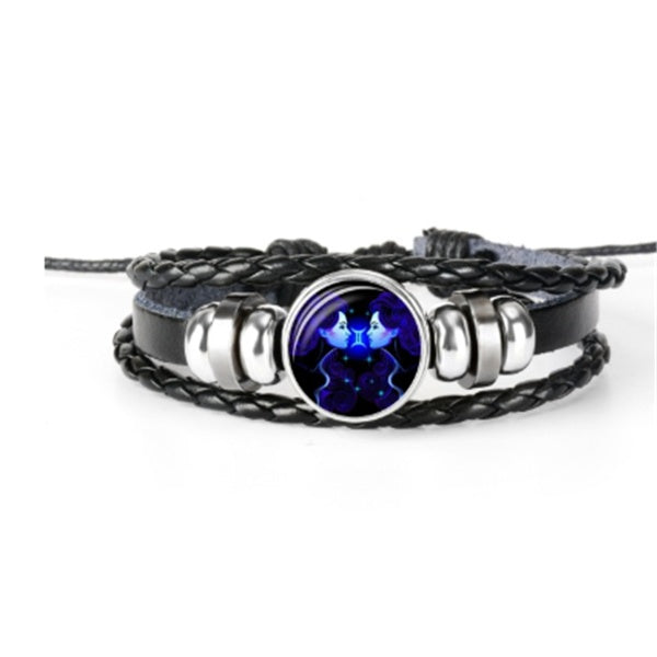 Alternate view: Unisex zodiac constellation bracelet