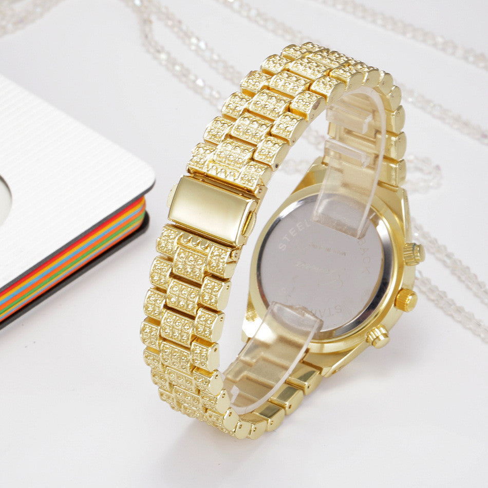 Alternate view: Women's crystal quartz watch