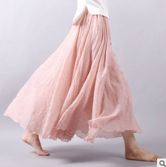 Women's coral saia summer skirts