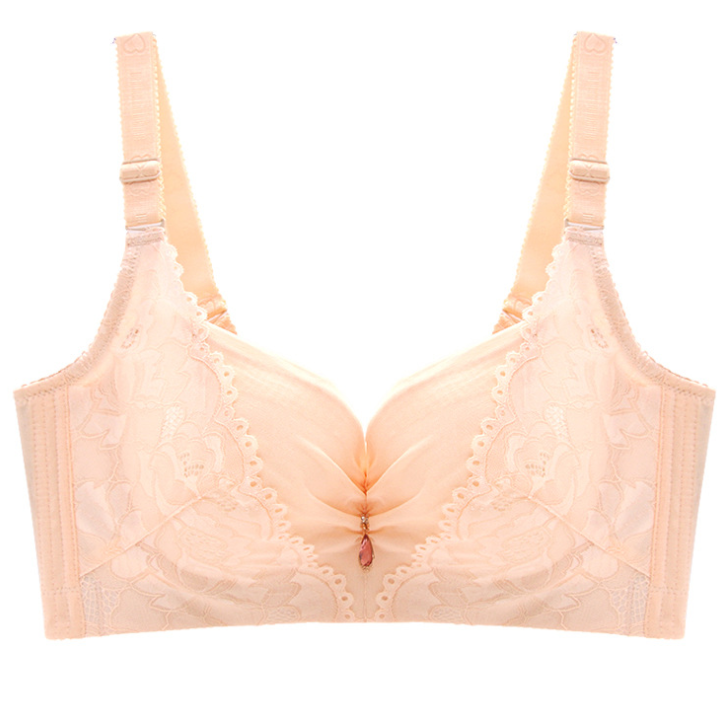 Women's color plus size push up bra