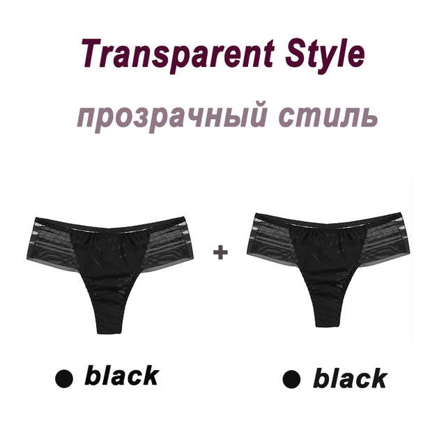Women's seamless lace thong