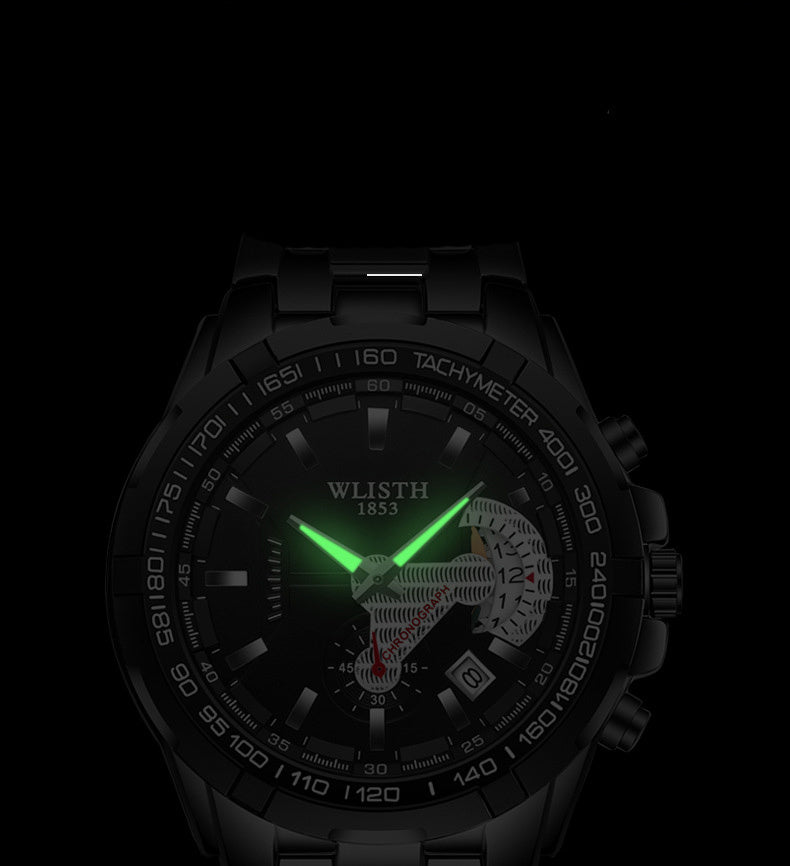 Men's quartz sports watch