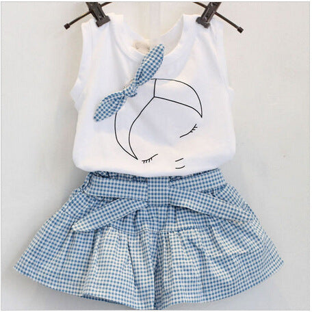 Girls shirt & skirt set