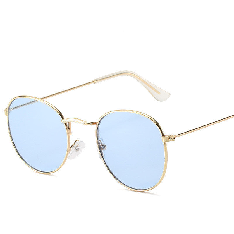 Alternate view: Unisex retro oval sunglasses