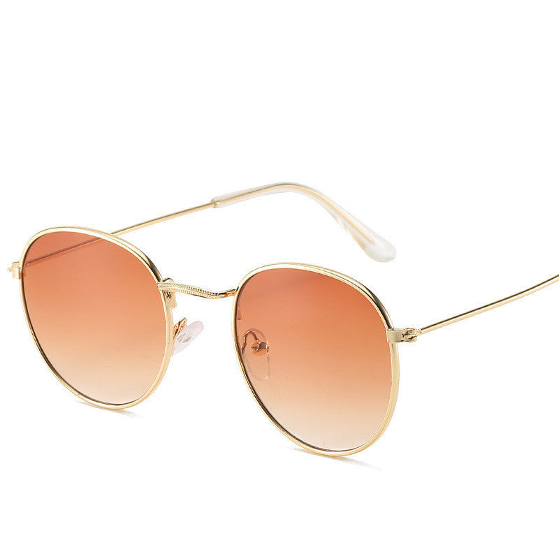 Alternate view: Unisex retro oval sunglasses
