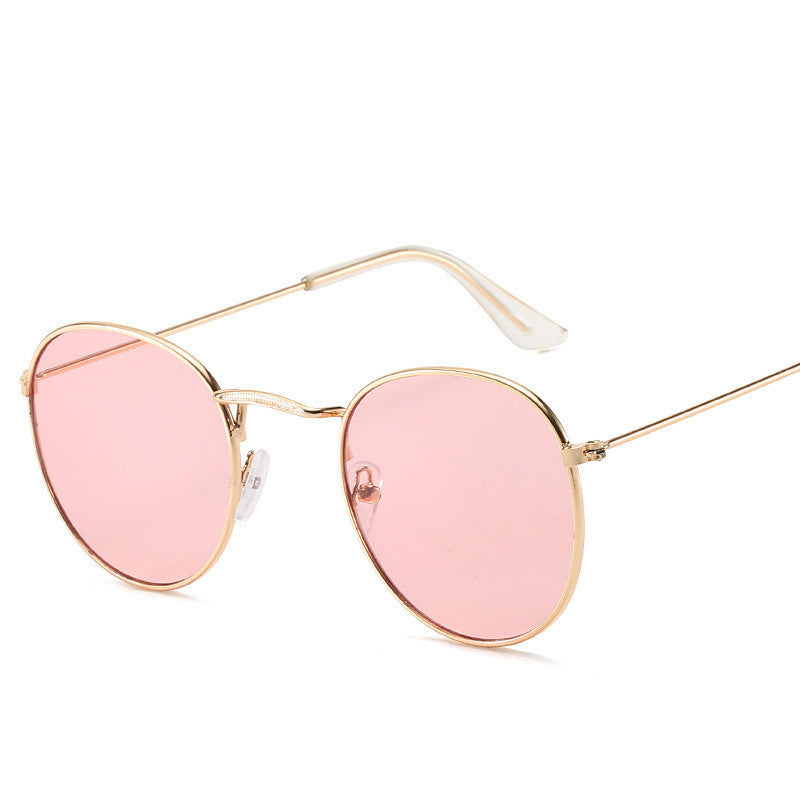Alternate view: Unisex retro oval sunglasses