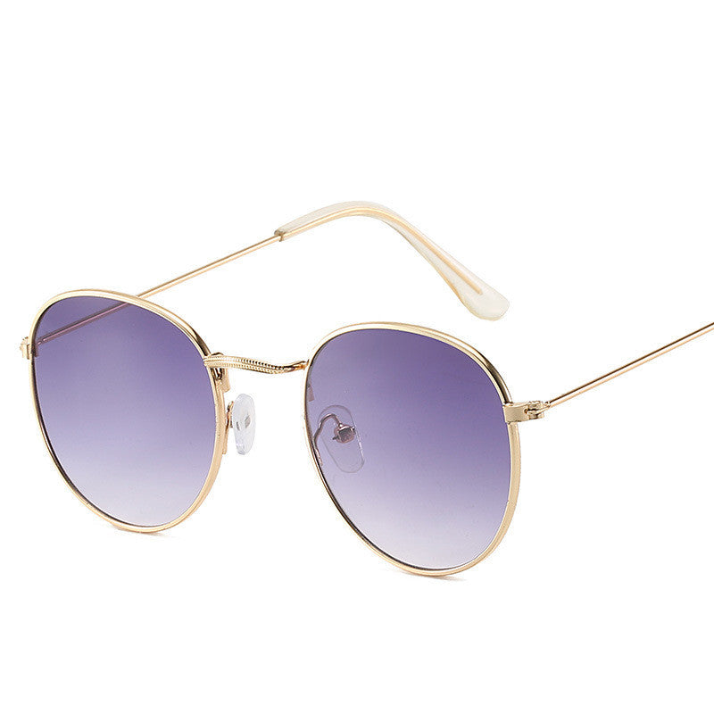 Alternate view: Unisex retro oval sunglasses