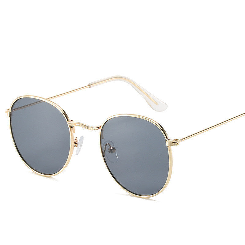 Alternate view: Unisex retro oval sunglasses