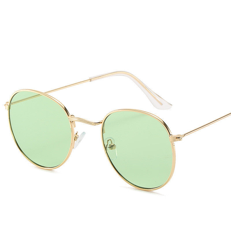 Alternate view: Unisex retro oval sunglasses