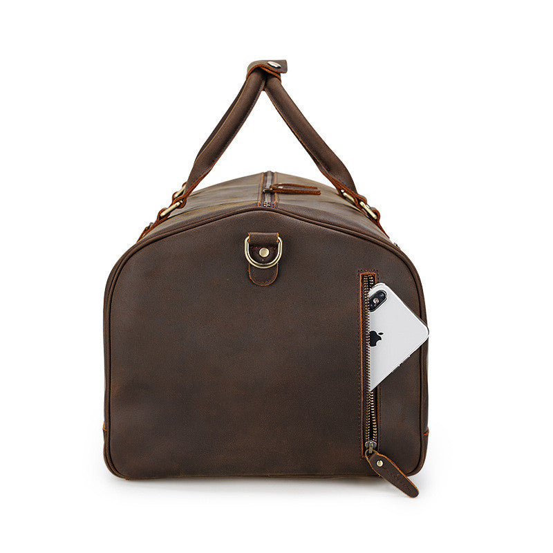 Unisex retro leather bag