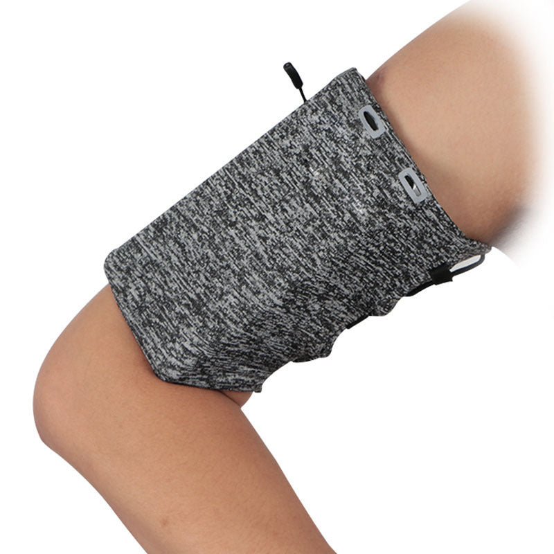Unisex grey sports arm holder pouch