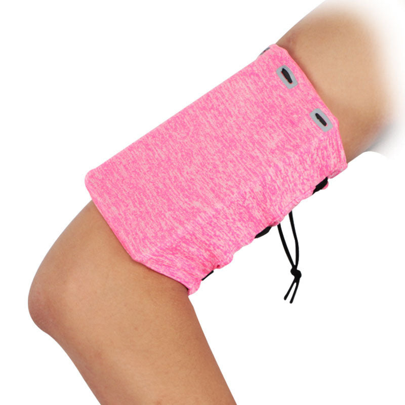 Unisex pink sports arm holder pouch