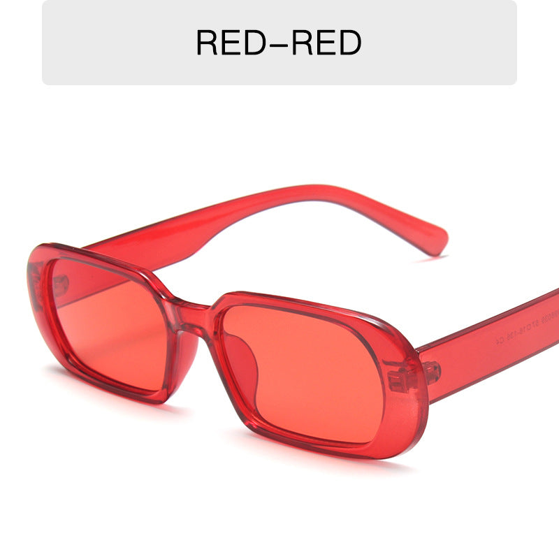 Women's red candy sunglasses