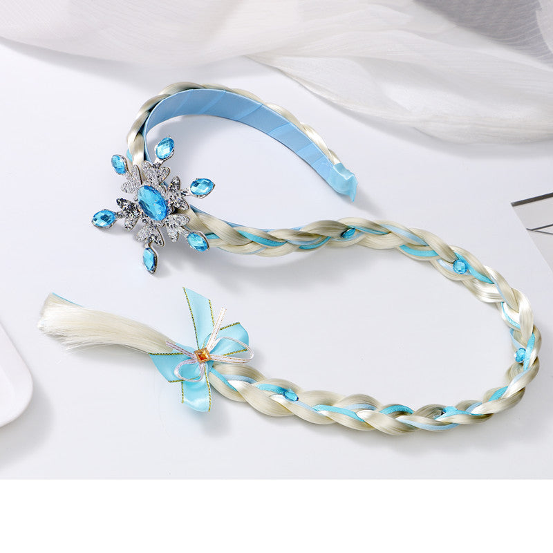 Kids blue frozen headband