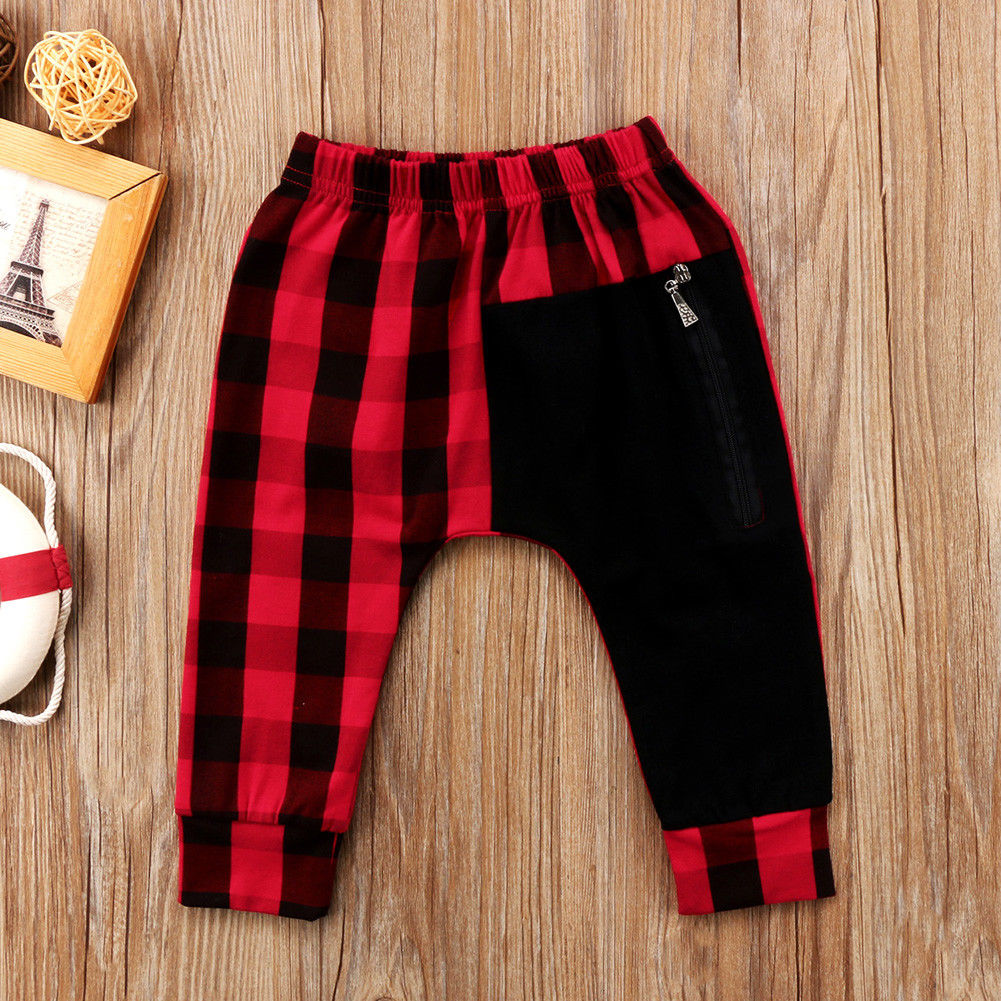 Boys toddler plaid pants