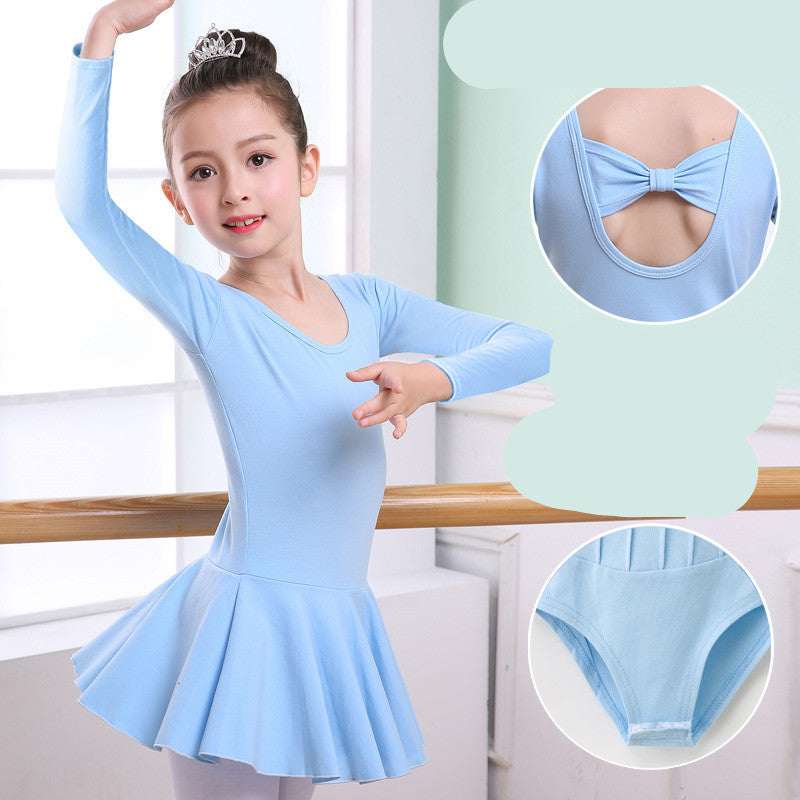 Girls blue dance tutu leotard