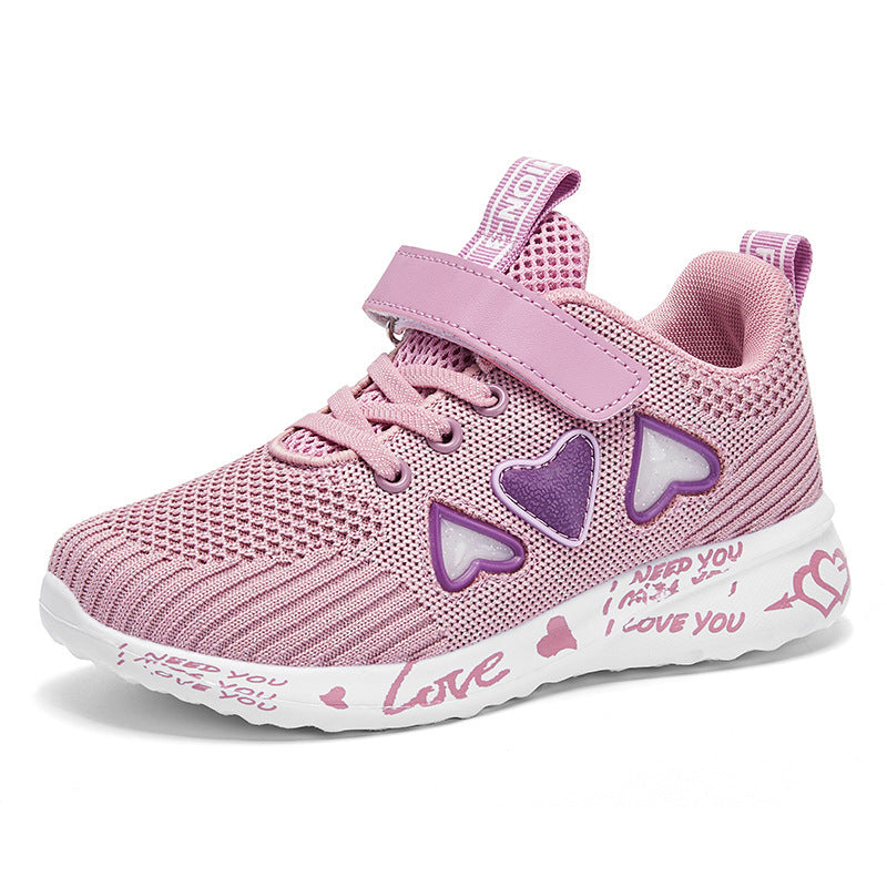 Girls light mesh sneakers
