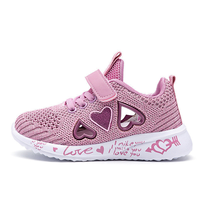 Girls light mesh sneakers