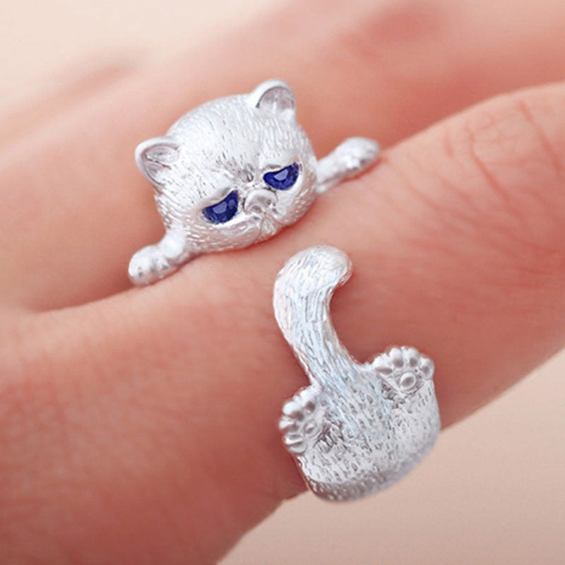 Women's cat open ring