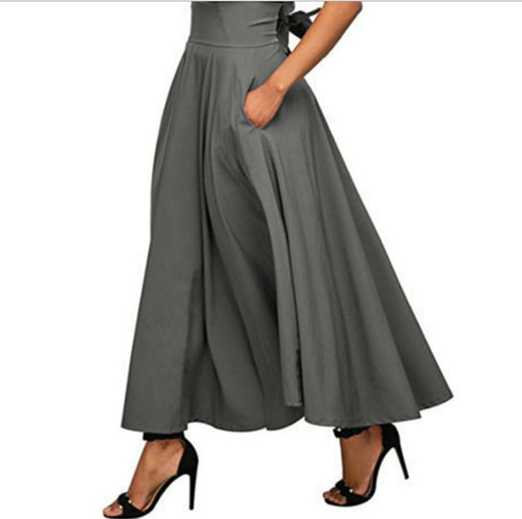 Alternate view: Women's long polyester skirt