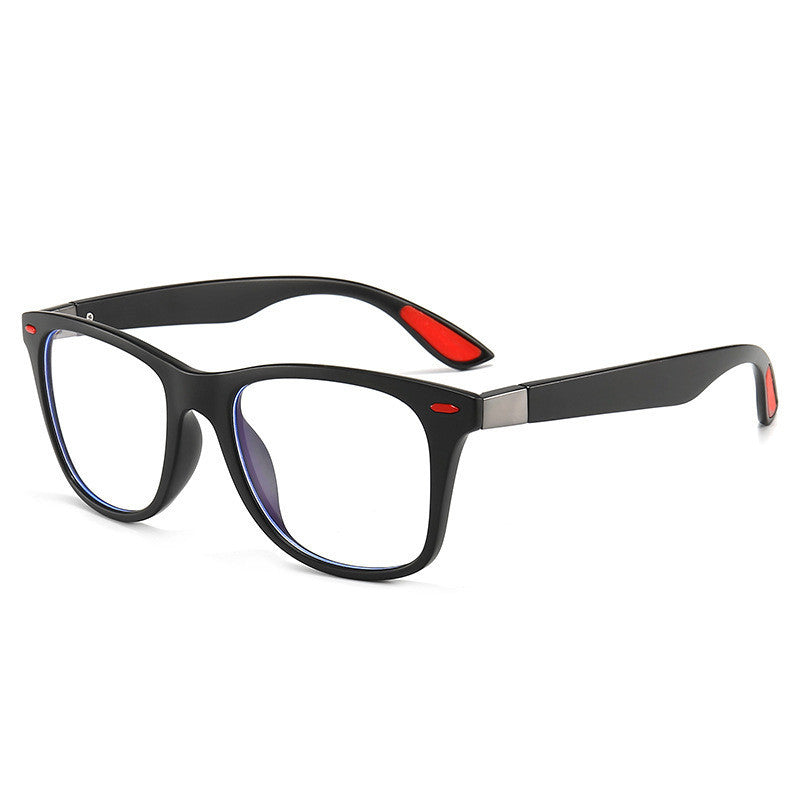 Unisex sand black anti- light glasses