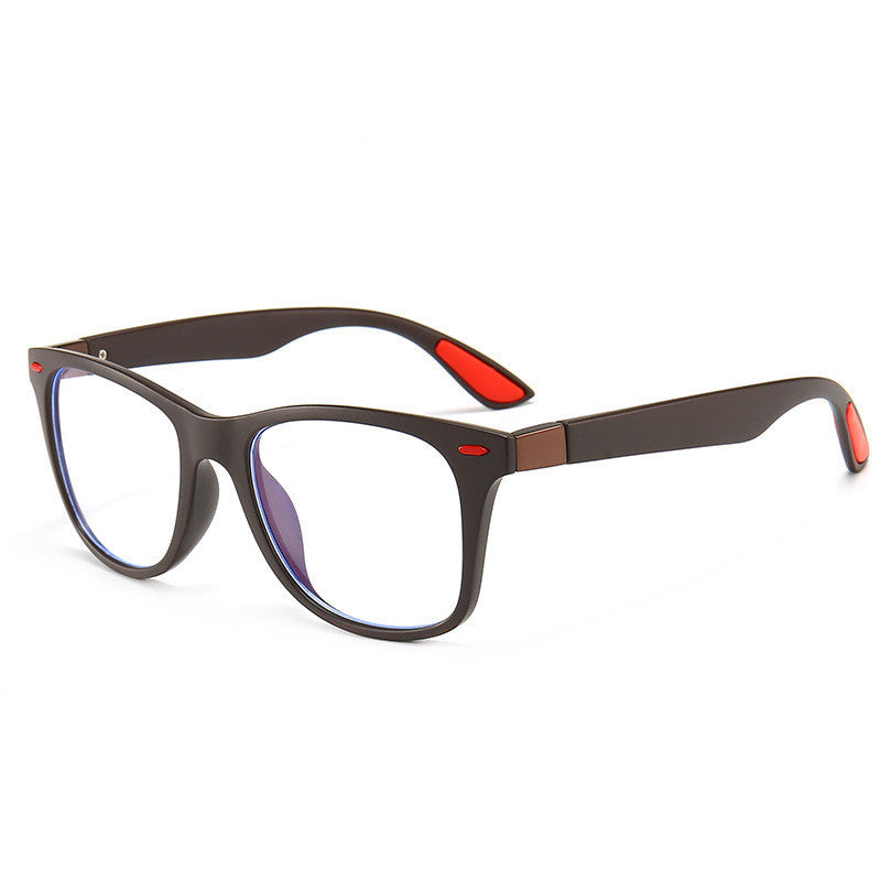 Unisex brown anti- light glasses