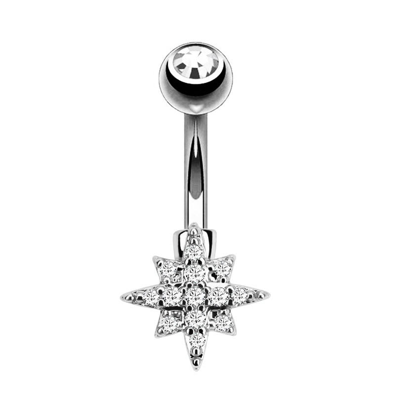 Women's silver zircon bee ring