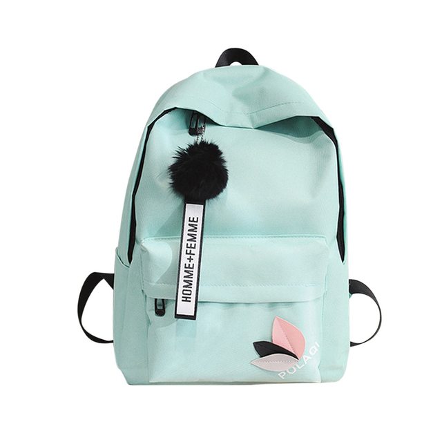Girls green backpack