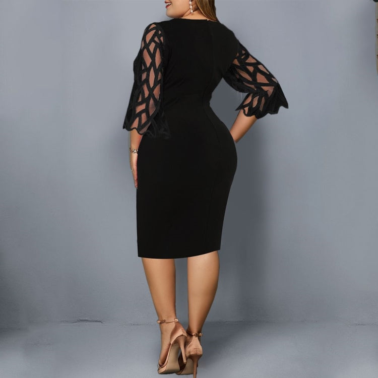 Alternate view: Women's floral plus dress