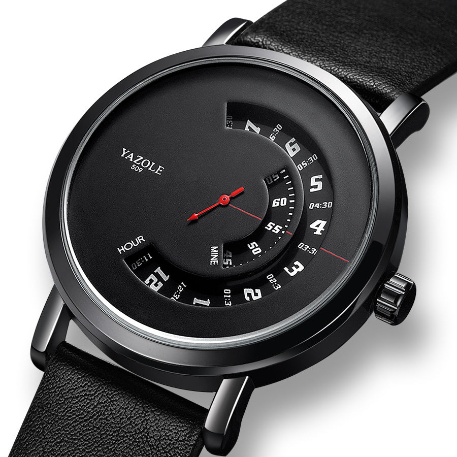 Alternate view: Men's turntable bezel watch