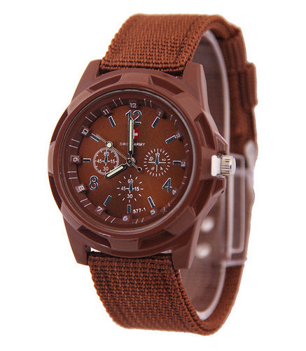 Military style nylon strap watch - view 5